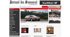 Desktop Screenshot of jornaldasavassi.com.br