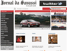 Tablet Screenshot of jornaldasavassi.com.br